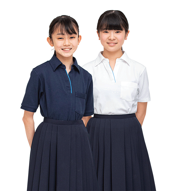 女子中学生　制服 