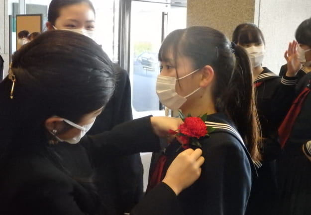 女子中学　卒業 